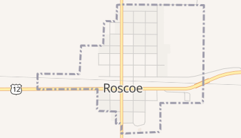 Roscoe, South Dakota map
