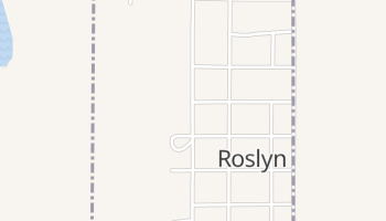 Roslyn, South Dakota map