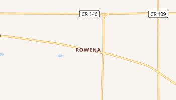 Rowena, South Dakota map