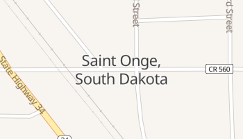 Saint Onge, South Dakota map