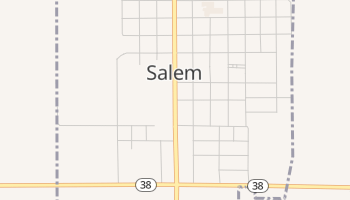Salem, South Dakota map