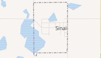 Sinai, South Dakota map