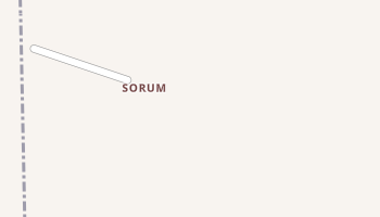 Sorum, South Dakota map