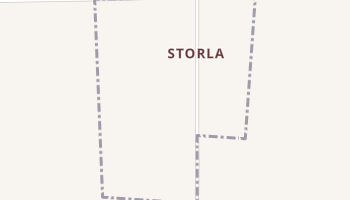 Storla, South Dakota map