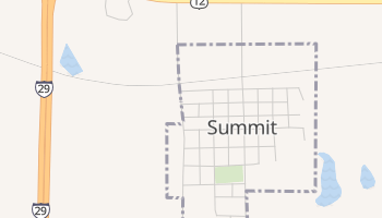 Summit, South Dakota map