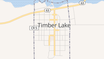 Timber Lake, South Dakota map