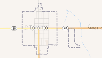 Toronto, South Dakota map