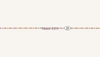 Trail City, South Dakota map