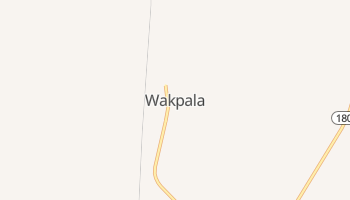 Wakpala, South Dakota map