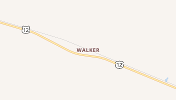Walker, South Dakota map