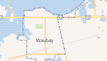 Waubay, South Dakota map