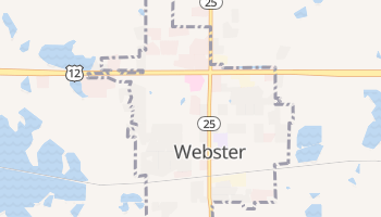 Webster, South Dakota map