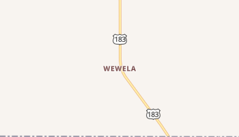 Wewela, South Dakota map