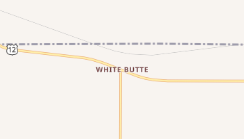 White Butte, South Dakota map