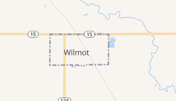 Wilmot, South Dakota map