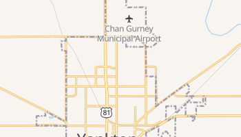 Yankton, South Dakota map