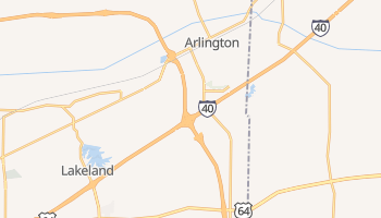 Arlington, Tennessee map