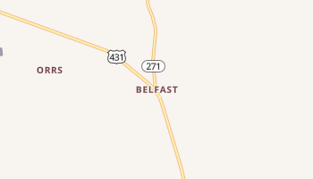 Belfast, Tennessee map