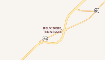 Belvidere, Tennessee map