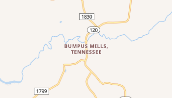 Bumpus Mills, Tennessee map
