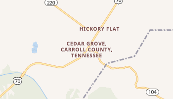 Cedar Grove, Tennessee map