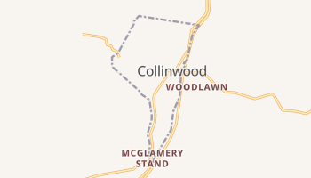 Collinwood, Tennessee map