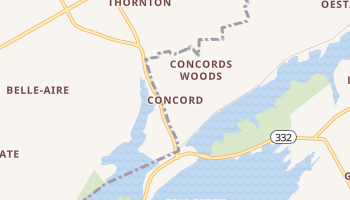 Concord, Tennessee map