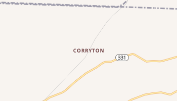 Corryton, Tennessee map