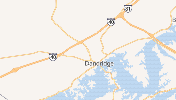 Dandridge, Tennessee map