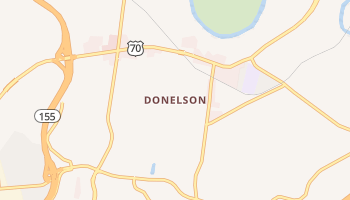 Donelson, Tennessee map