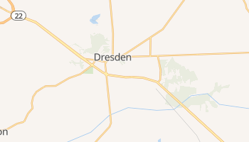 Dresden, Tennessee map