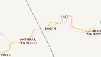 Eagan, Tennessee map