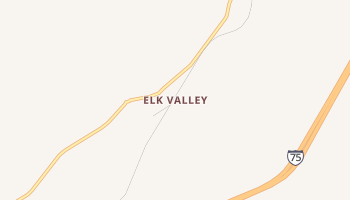 Elk Valley, Tennessee map