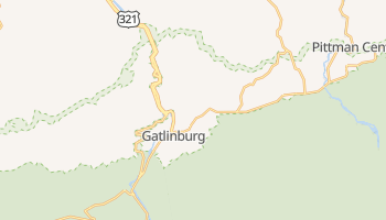 Gatlinburg, Tennessee map