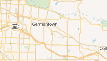 Germantown, Tennessee map