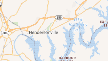 Hendersonville, Tennessee map