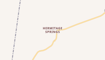 Hermitage Springs, Tennessee map