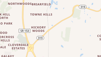 Hixson, Tennessee map