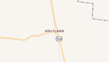 Holtland, Tennessee map