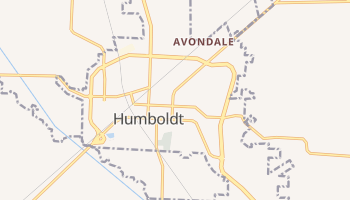 Humboldt, Tennessee map