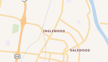 Inglewood, Tennessee map