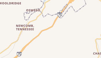 Jellico, Tennessee map
