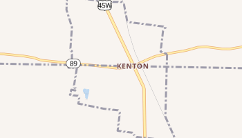 Kenton, Tennessee map