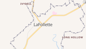LaFollette, Tennessee map