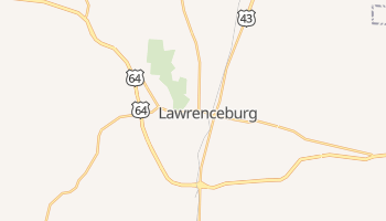 Lawrenceburg, Tennessee map