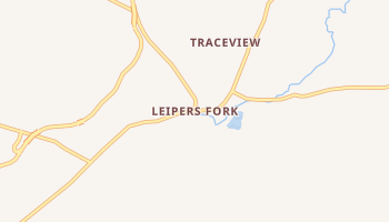 Leipers Fork, Tennessee map