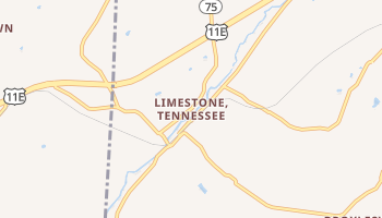 Limestone, Tennessee map