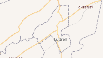 Luttrell, Tennessee map