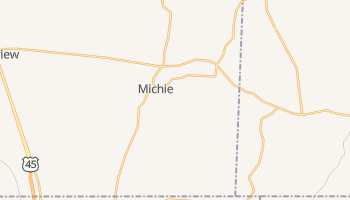Michie, Tennessee map