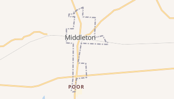 Middleton, Tennessee map